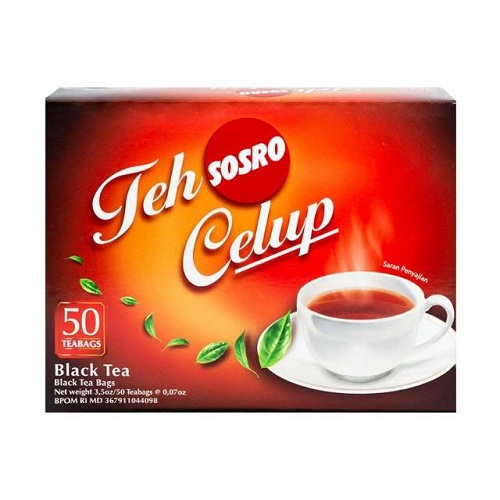 Sosro Black Tea Teh Sachet Isi 50 Pcs
